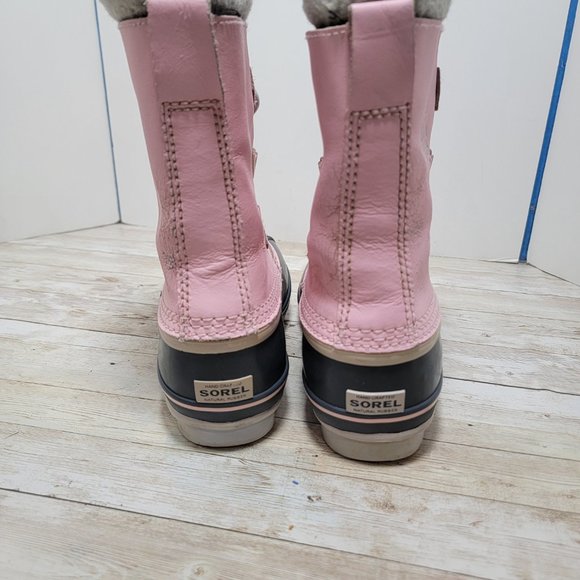 Sorel Yoot Pac Size 5 Pink Waterproof Insulated‎ Snow Lace Up Outdoor Boots - Picture 6 of 12